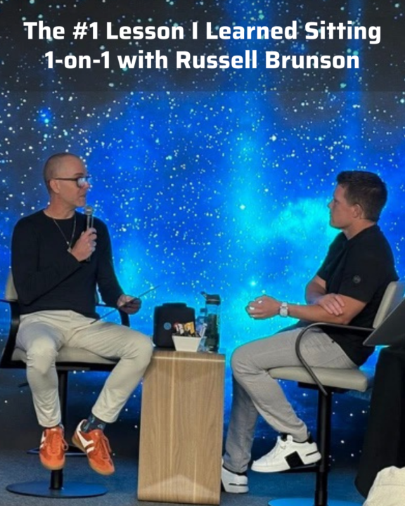 The #1 Lesson I Learned Sitting 1-on-1 with Russell Brunson