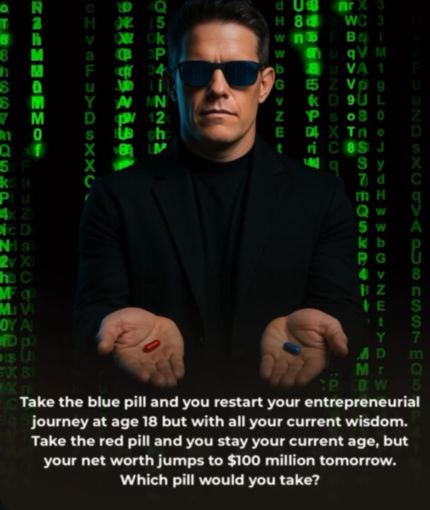 💙Pill or ❤️Pill: Russell's Matrix-level Question...