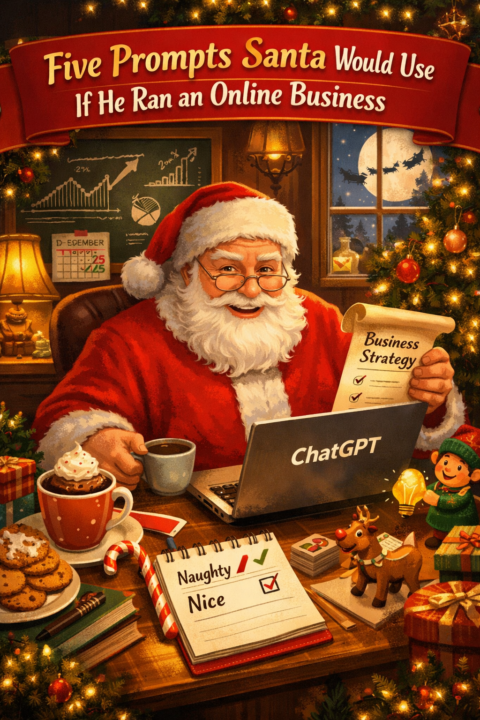 🎅 Five Prompts Santa Would Use If He Ran an Online Business