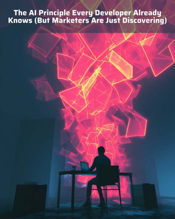 The AI Principle Every Developer Already Knows (But Marketers Are Just Discovering)