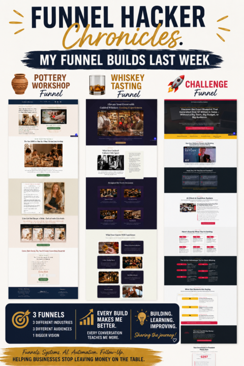 I Built 3 Funnels This Week... And The Biggest Lesson Had Nothing To Do With Funnels...
