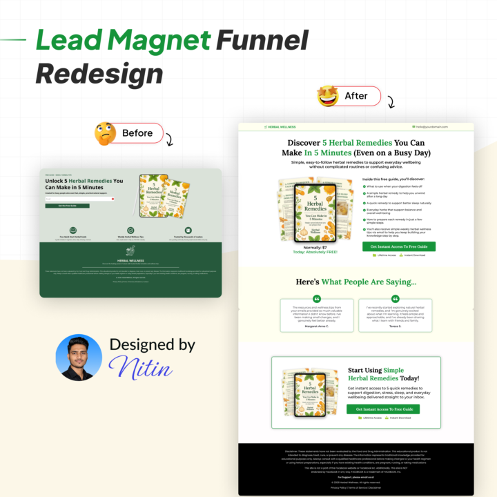 DAY 10/30 – Funnel Redesign Challenge