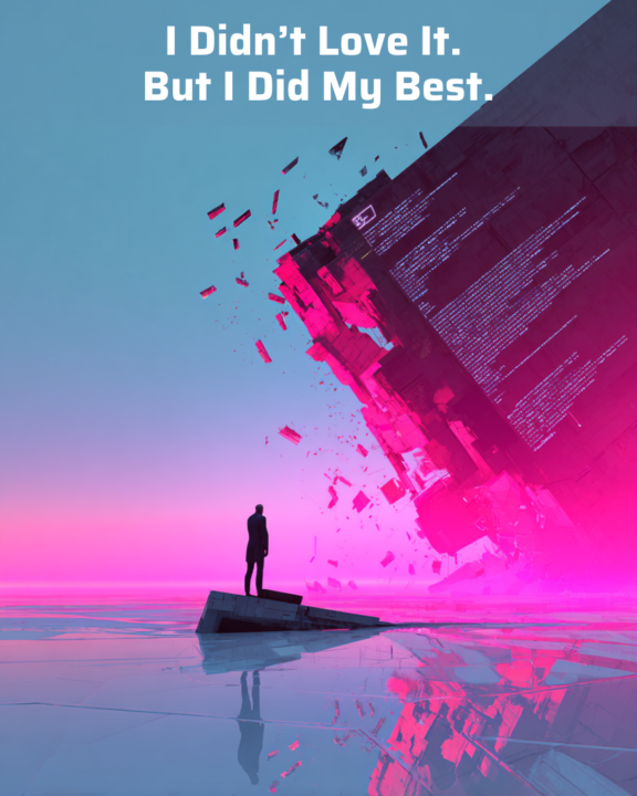 I Didn’t Love It.  But I Did My Best.