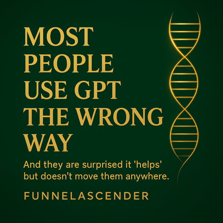 If GPT makes you feel comfortable, it’s working against your growth.