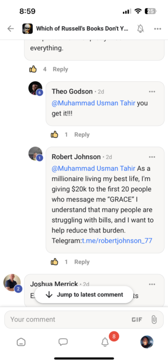 ADMIN ALERT 🚨 Watch out for this guy. 