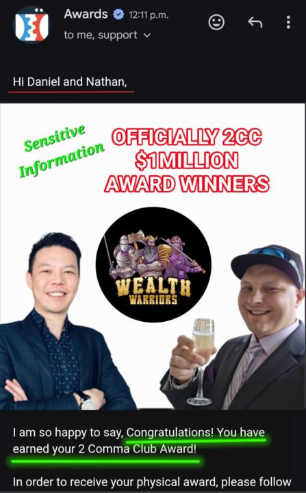 From Broken To 2CC 💲1Million Award Winners🏆