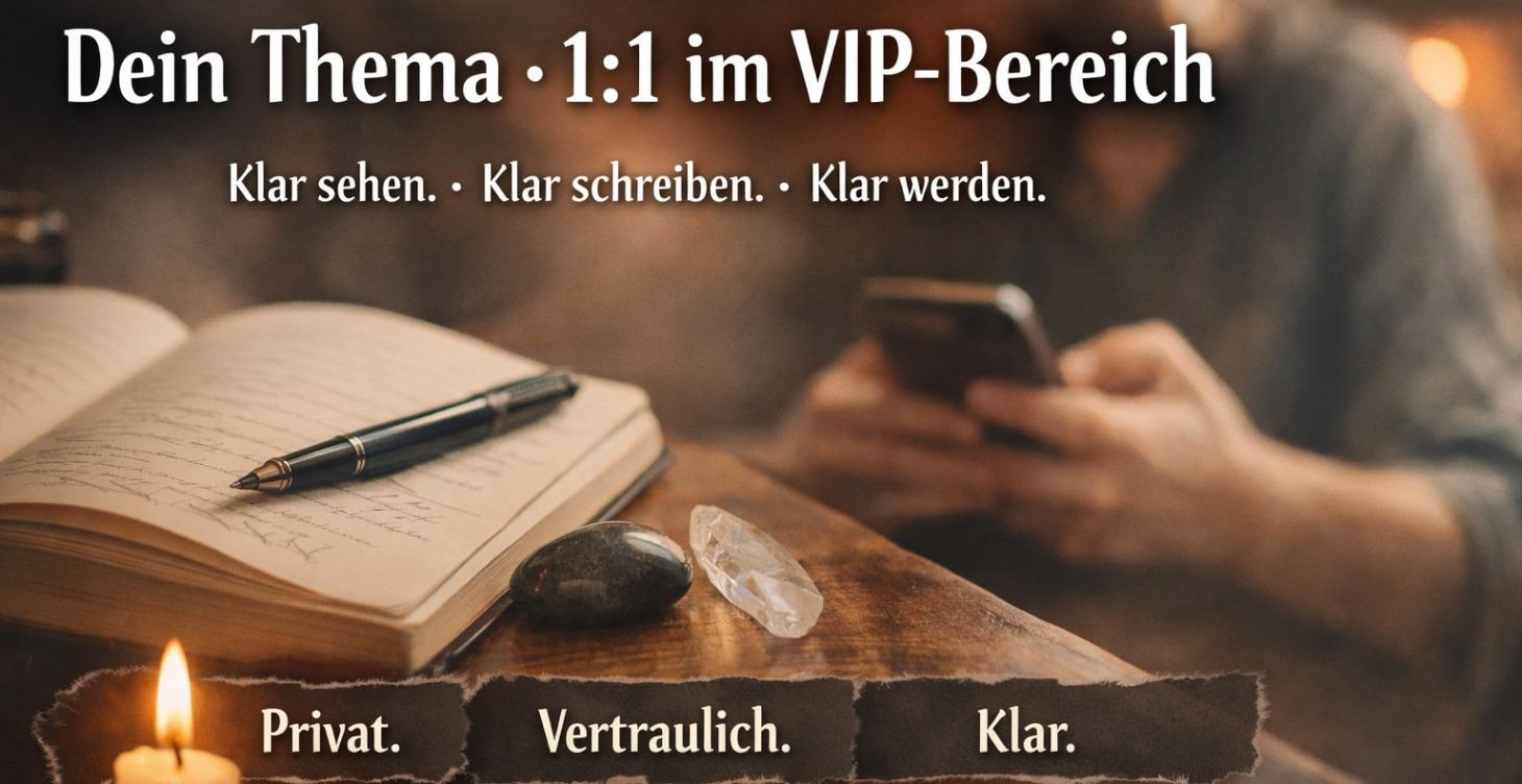 2 - Dein Thema · 1:1 im VIP-Bereich