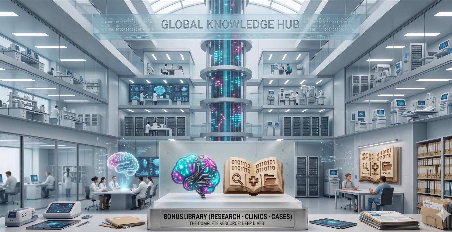 Bonus Library (Research · Clinics · Cases)