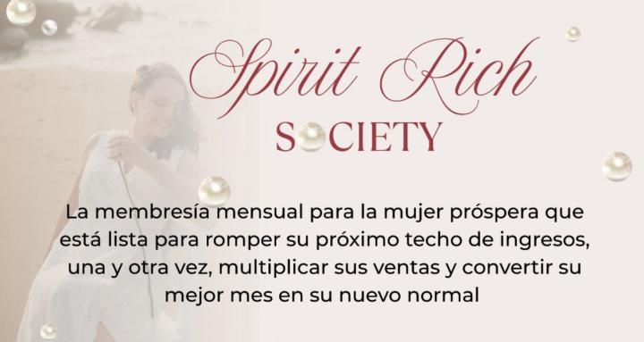 Spirit Rich Society