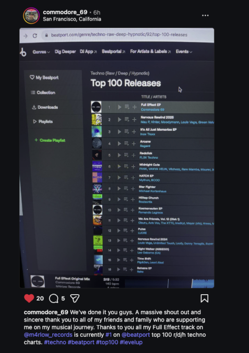 This is how its done! HUGE artist accolade 