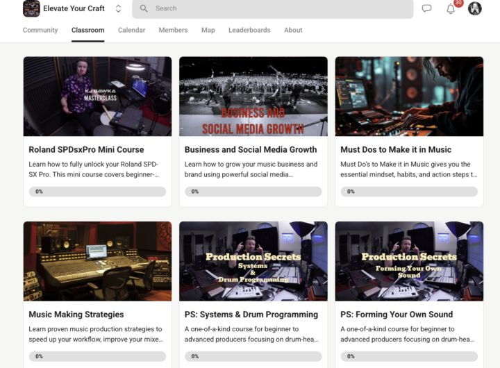 First Courses are almost ready to go for mentorship levels! 