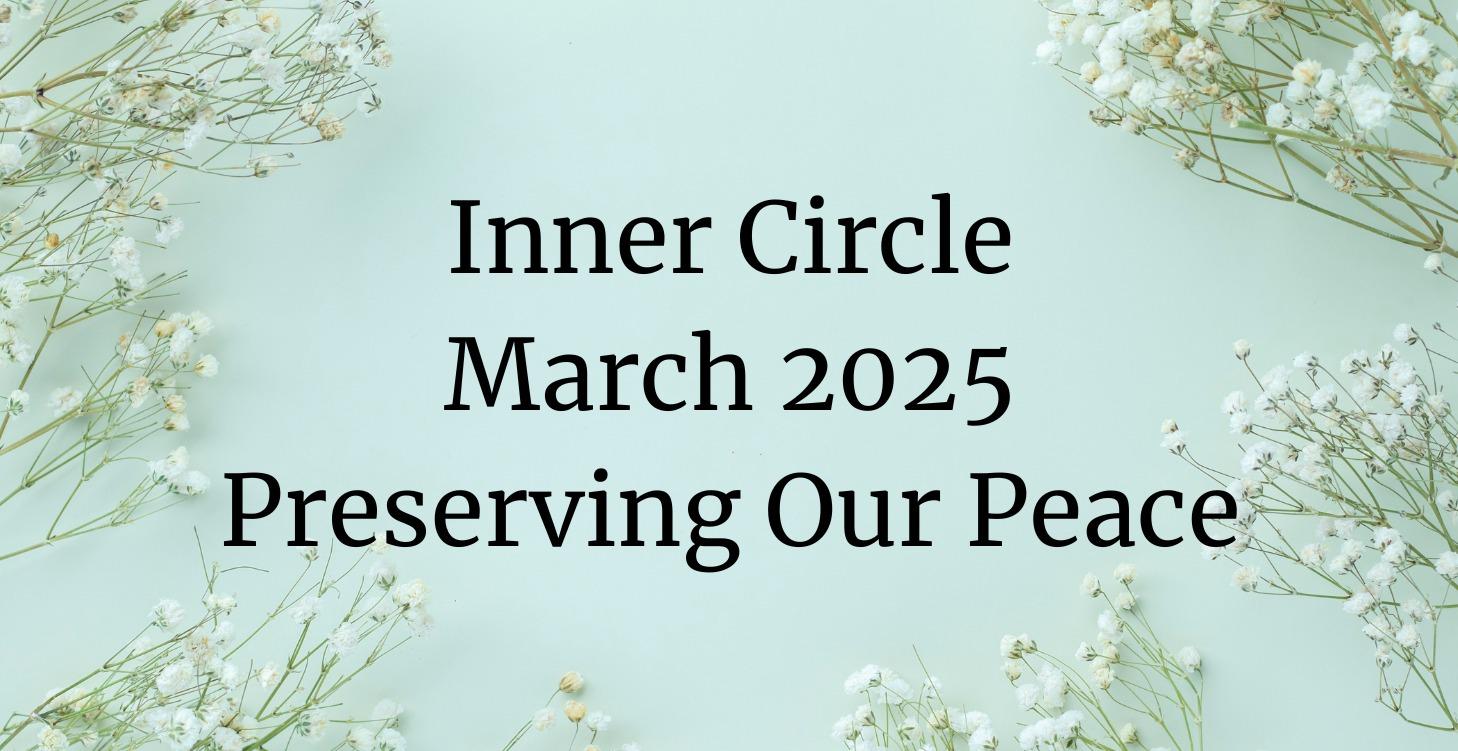 Live Course: Preserving Our Peace