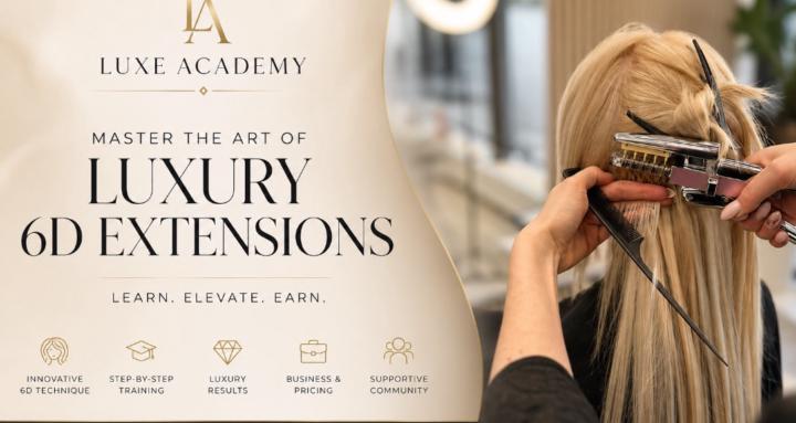 LUXE ACADEMY hair extensions