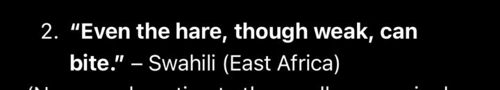 Quote/African Proverb of the day