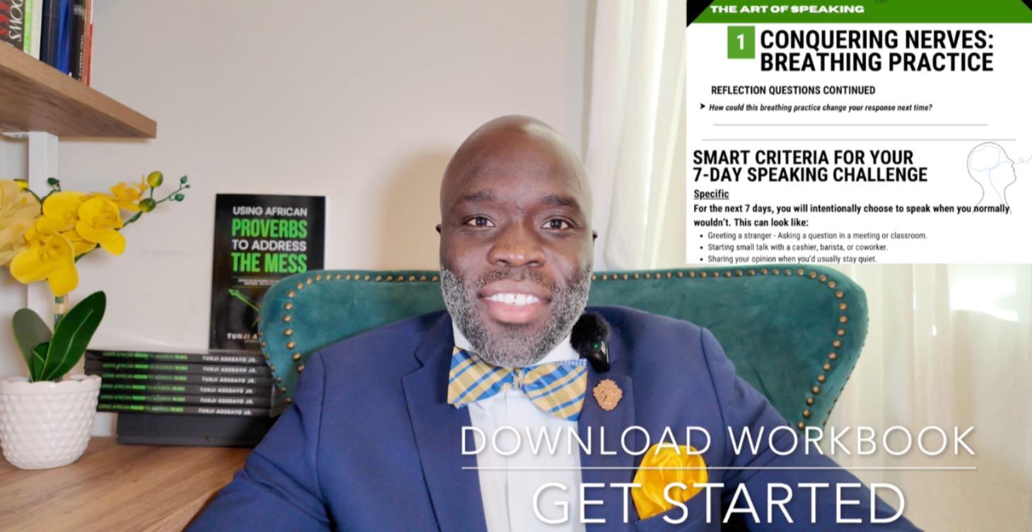 The Art of Speaking Module 1:  Conquering Nerves