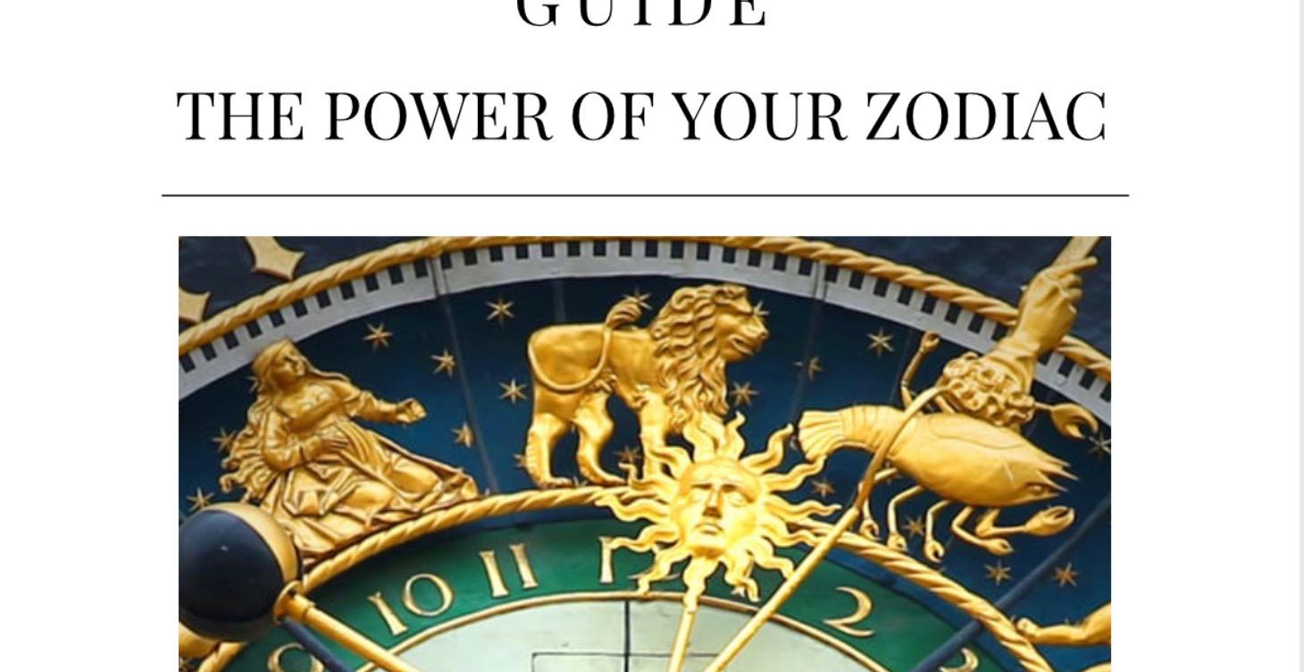 “The Power of Your Zodiac” digital guide