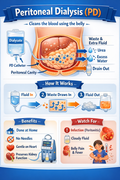 🩺 Peritoneal Dialysis (PD) — SIMPLE SUMMARY
