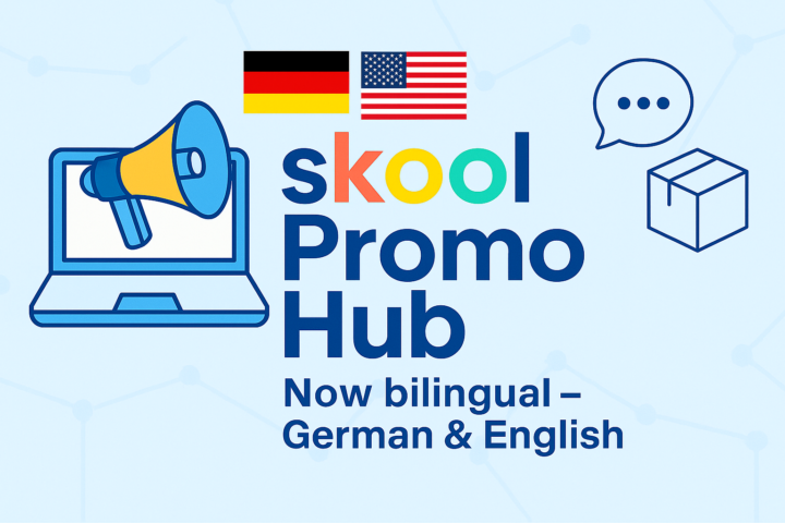 skool Promo Hub – Teile Dein Angebot