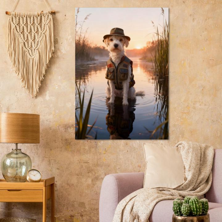 Dein Liebling als Kunstwerk: Individualisiertes Tier-Porträt im edlen Holzrahmen – jetzt bei PetPrint Atelier!