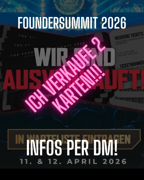 Tickets Founder Summit