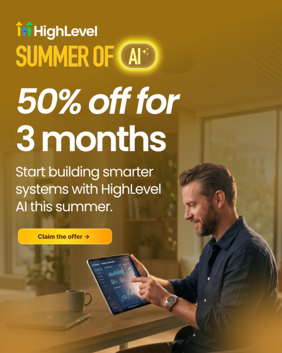 ☀️ Don't Miss HighLevel's Summer AI Promo!