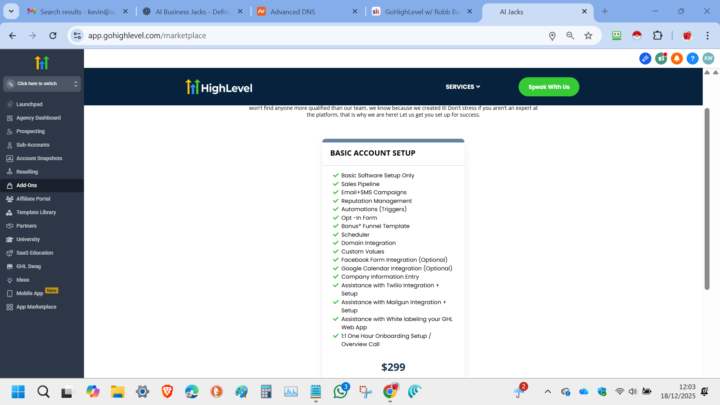 HL Onboarding and additional costs