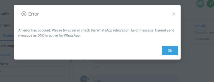 What’s App DND Active 
