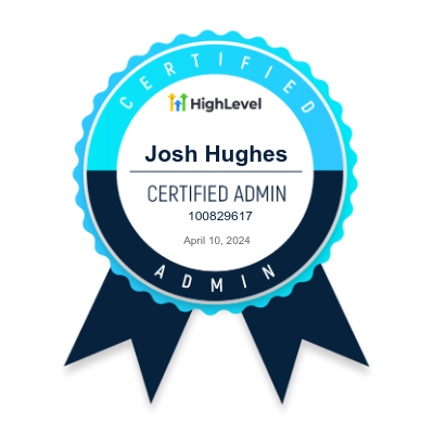 Just got certified as a GHL Admin! Let's get cookin!