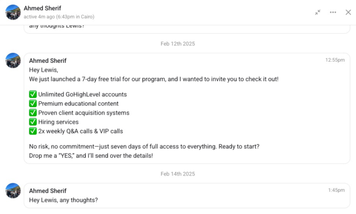 Anyone getting spammed by this guy?