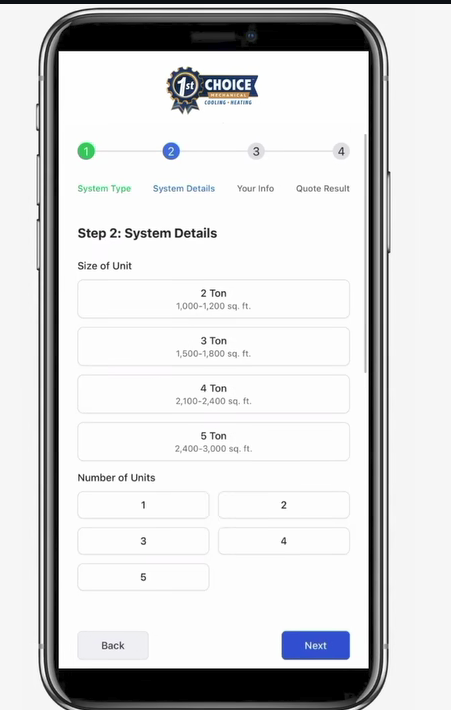 Building quoting system 