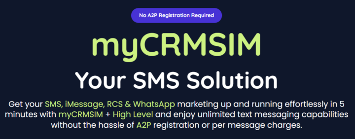 🚨 Exclusive for Robb Bailey Community Members – Save 50% on Any myCRMSIM Text Plan! 🚨