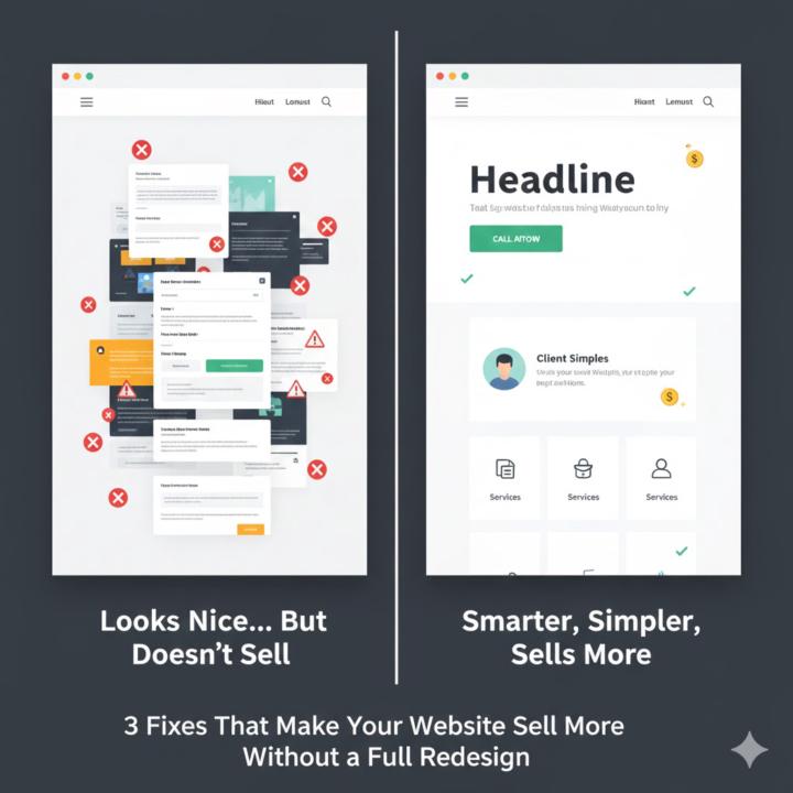 Your Website Isn’t Broken… But It’s Not Selling Either (Here’s Why)"