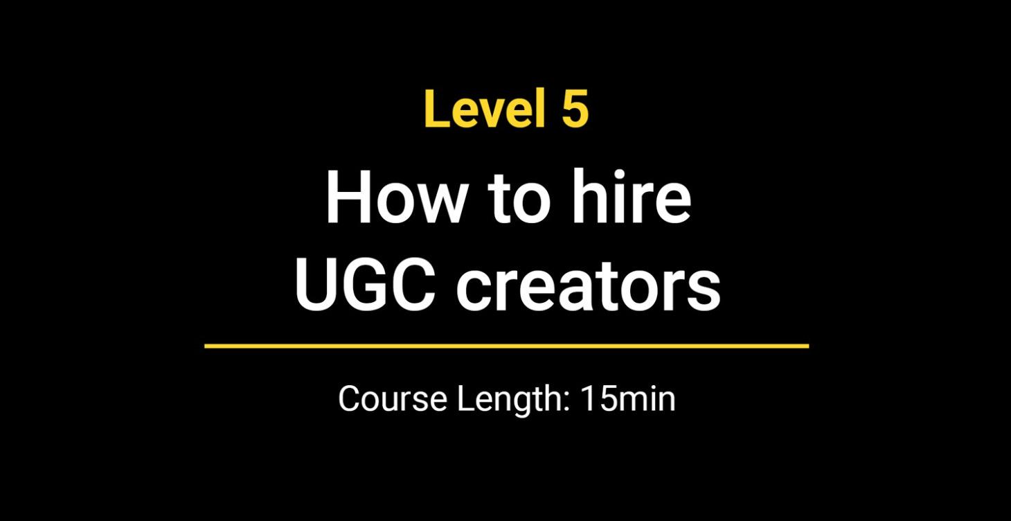 UGC Creators for Shopify