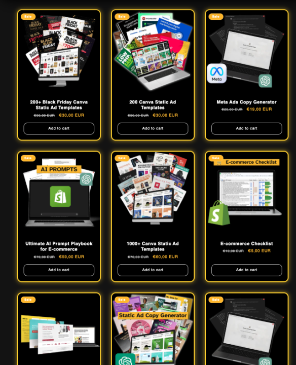 FREE Digital Products because you're part of this community