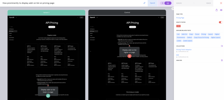 OpenAI tests their add-on strategy