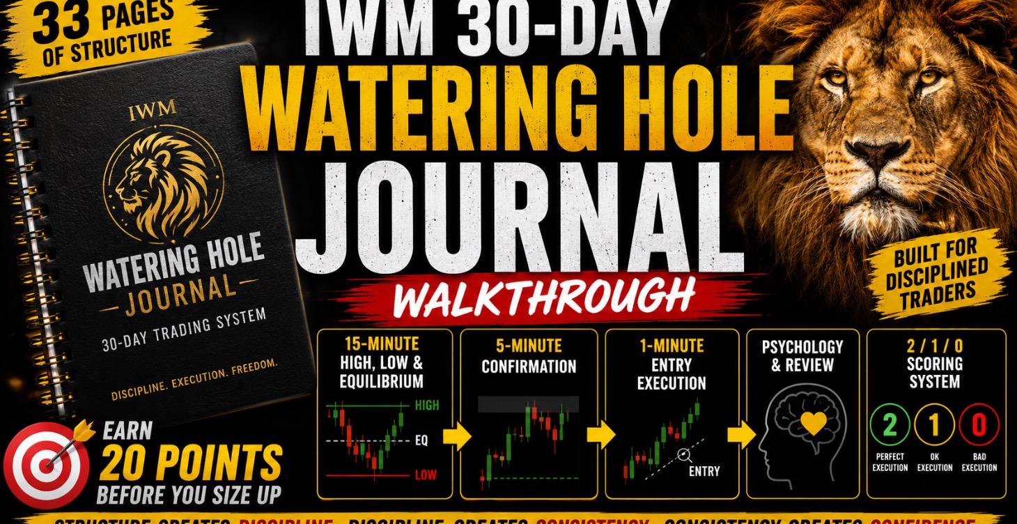 Welcome to the IWM 30-Day Watering Hole Journal.