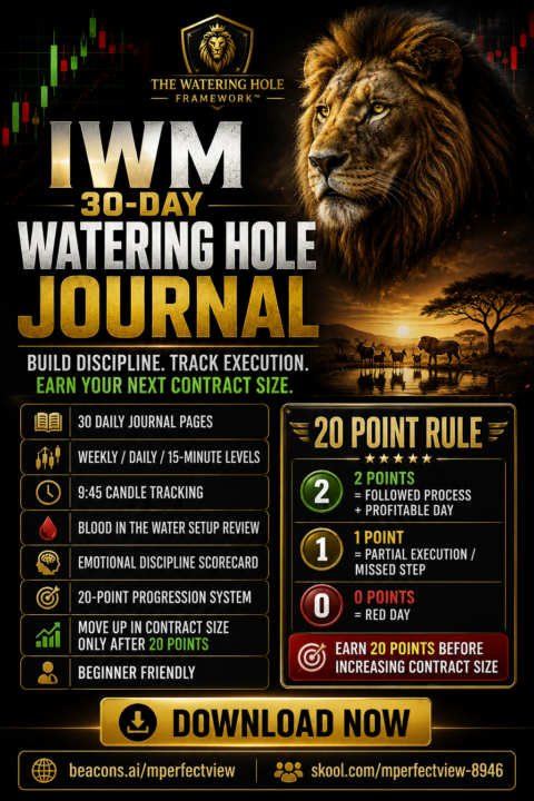 The IWM 30-Day Watering Hole Journal Is Live