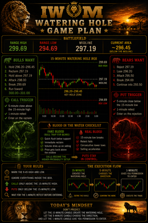 IWM Thursday game plan 