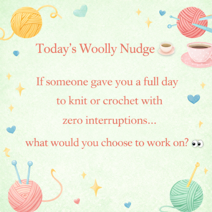 Today’s Woolly Nudge ☕️