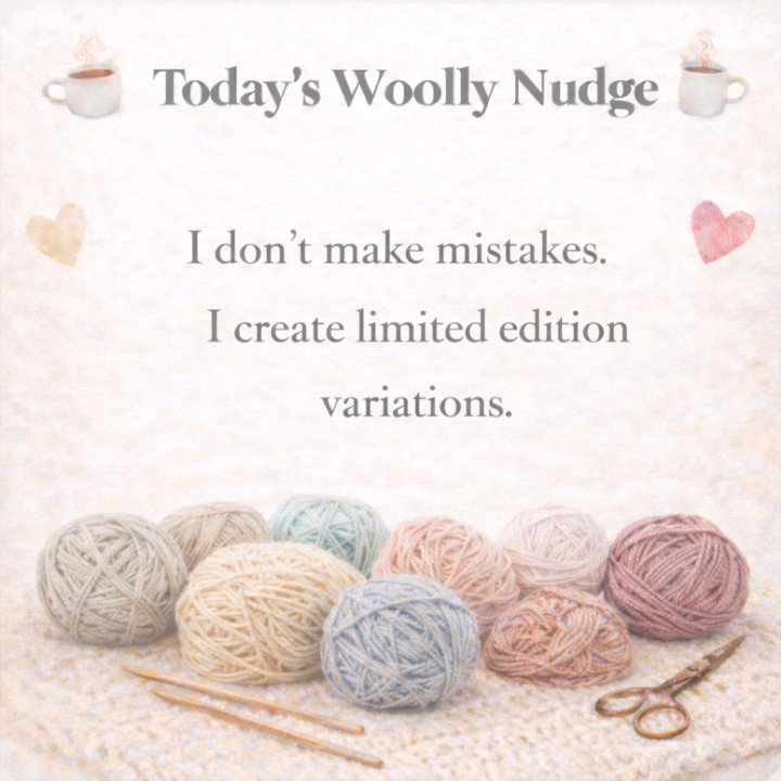 ☕️🧶 Today’s Woolly Nudge