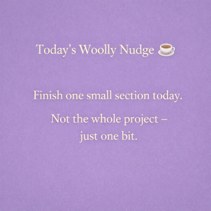 Today’s Woolly Nudge ☕️