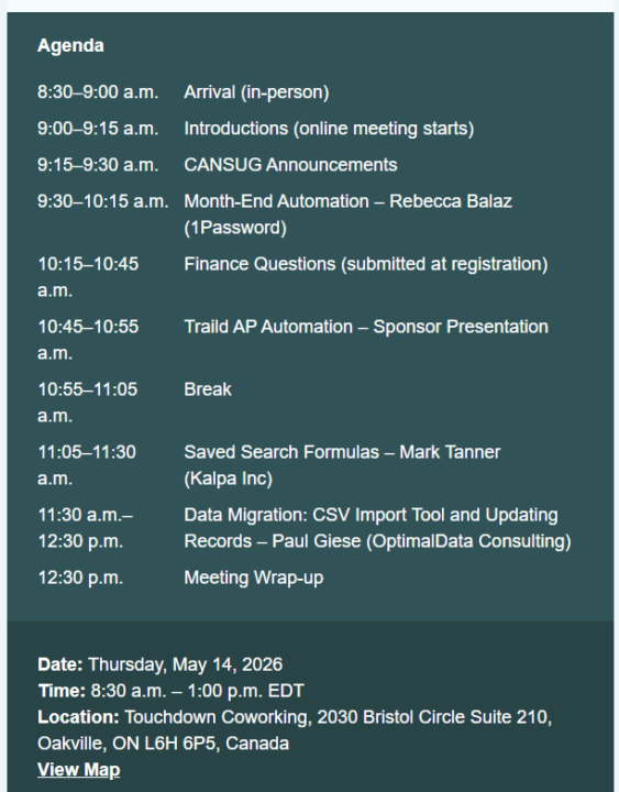 In-Person & Online Meeting Next Week!