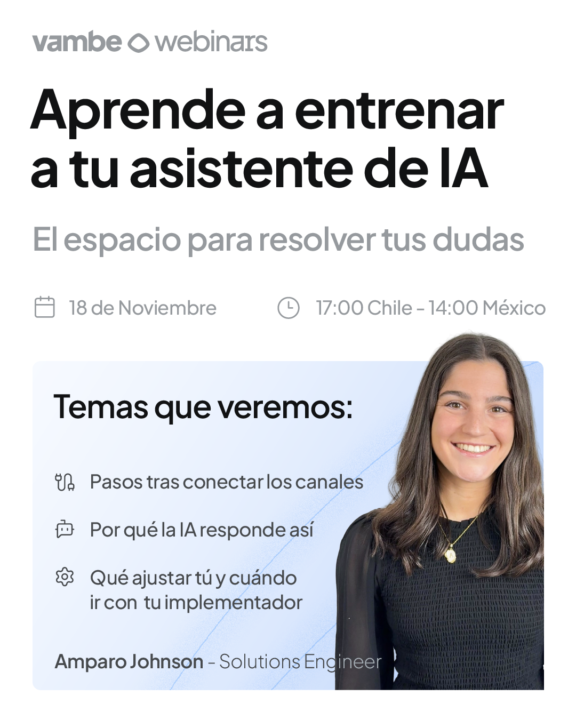 Webinar: Aprende a entrenar a tu asistente de IA