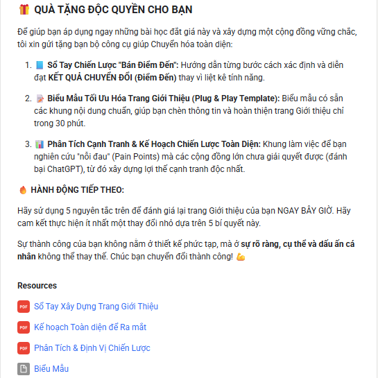 🚨 Đừng để trang Giới thiệu của bạn "phá hoại" công sức của bạn!