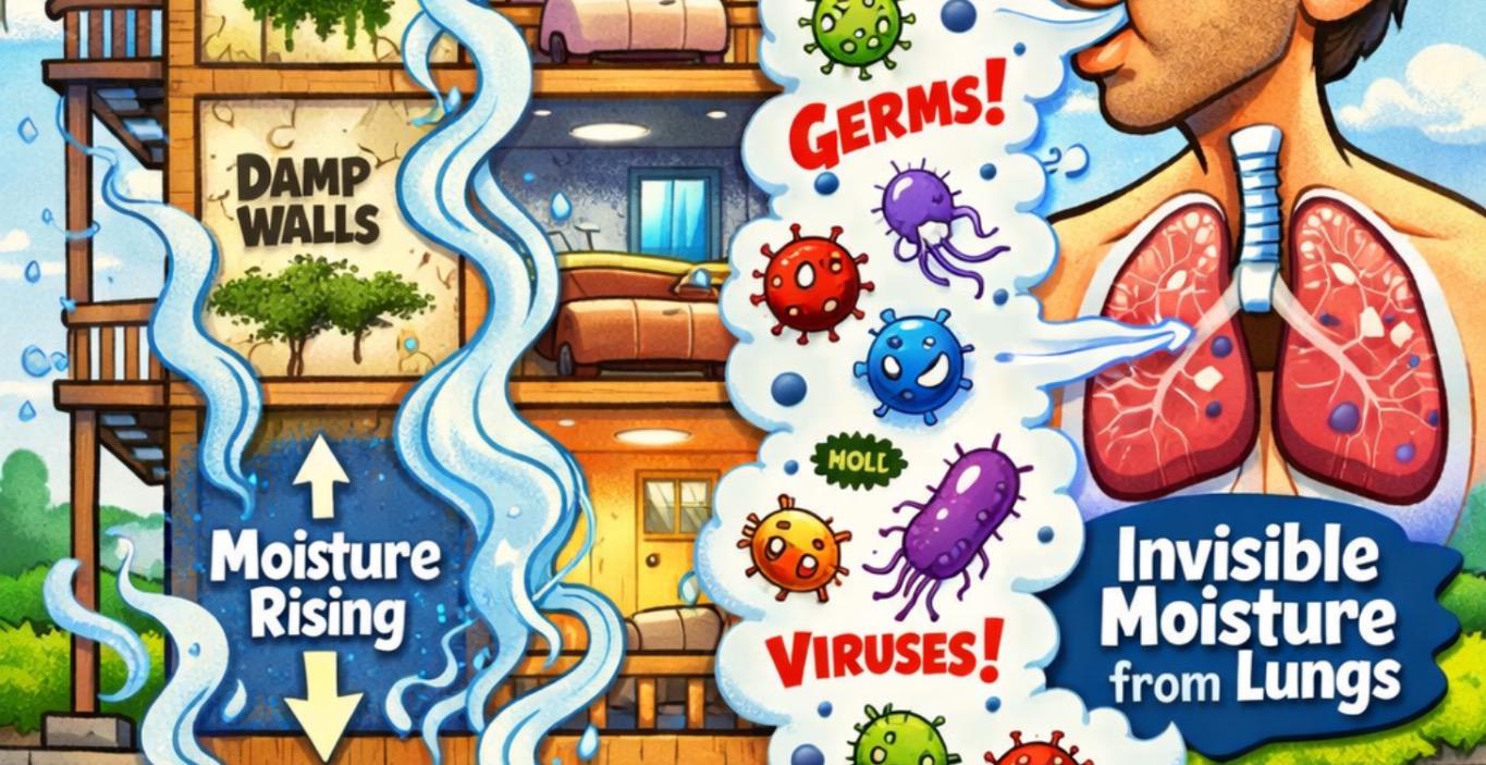 Invisible Moisture: Mold & Virus Pathways Realm!!