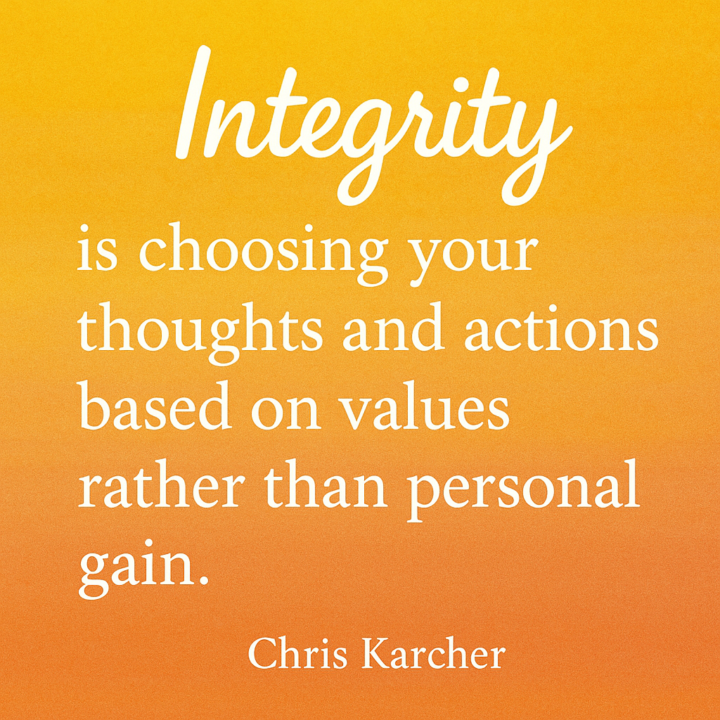 Integrität ist kein moralisches Etikett.