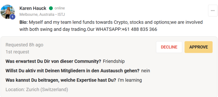 Anfrage an die Community...