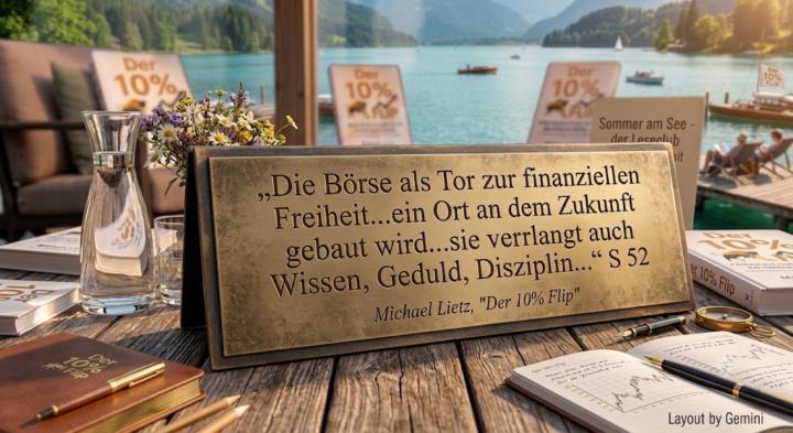No.1: 🏖️Sommer am See – Der Leseclub: „Der 10% Flip“ das Gamechanger Buch von Michael Lietz