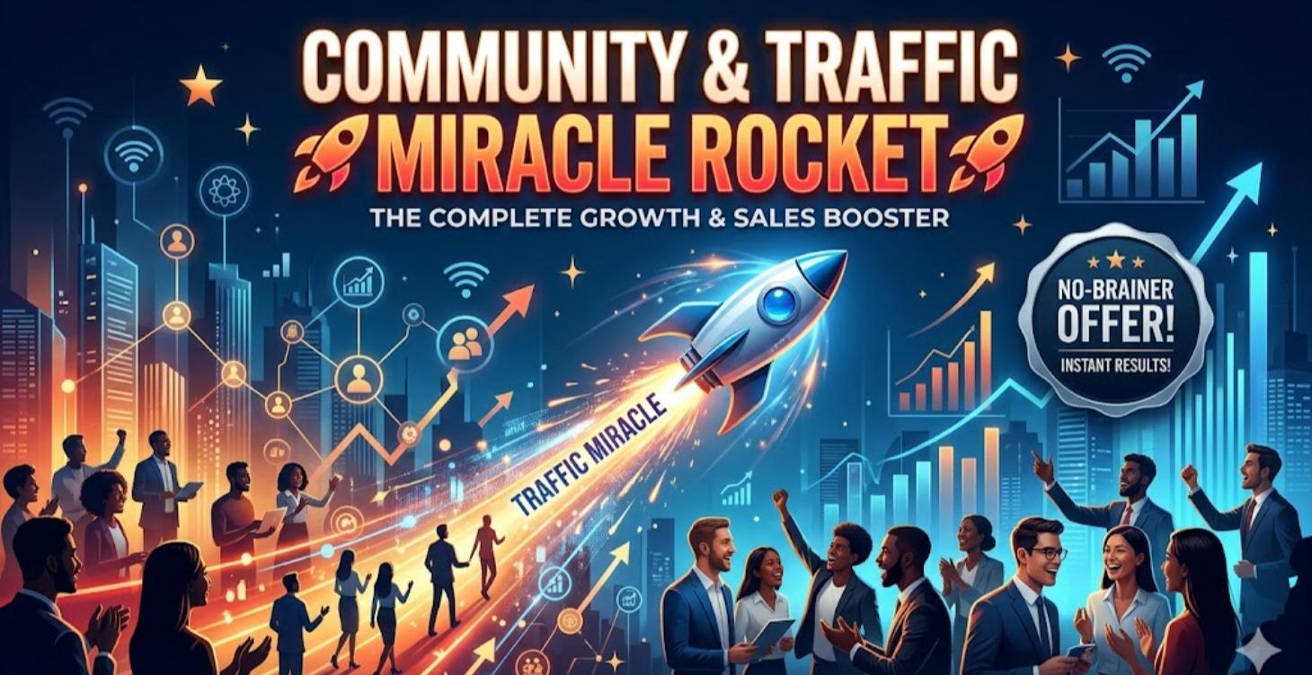 Community & Traffic Miracle Rocket 🚀