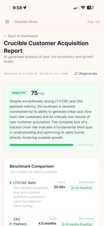 Find your biggest growth bottleneck in 5 mins